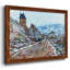 Road to Vetheuil in Winter - Reproduction de photo sur toile-1231755089-1231755093