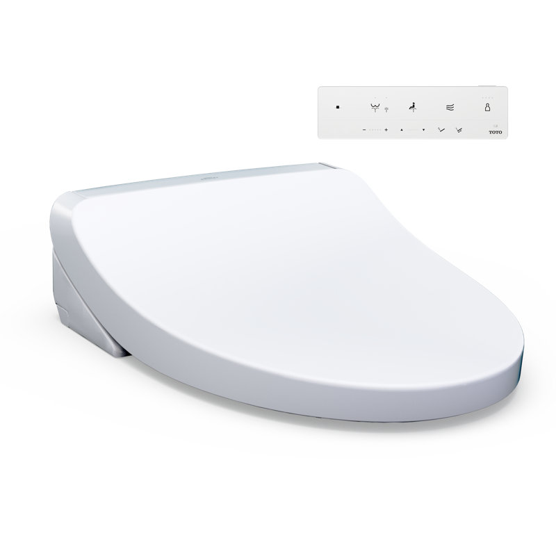 TOTO® WASHLET® KS5 Electronic Bidet Toilet Seat With Instantaneous Water Heating, Self-Cleaning Wand And Heated Seat, Elongated, Cotton White - SW3216#01