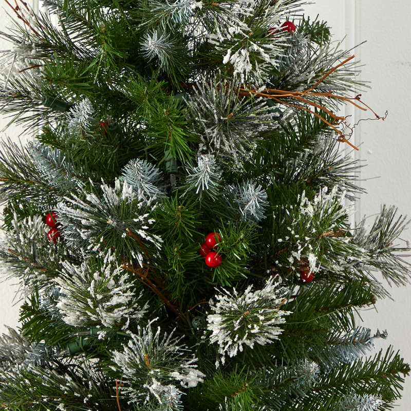Arbre de Noël artificiel pin vert 36 po
