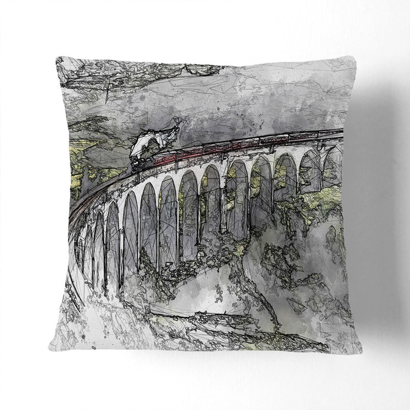 Square Cushion, 40cm H x 40cm W x 15cm D, Stone