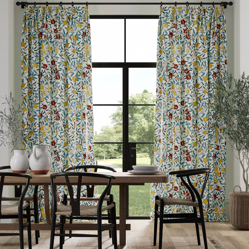 Fruit Fabric, Green Indigo/Madder
