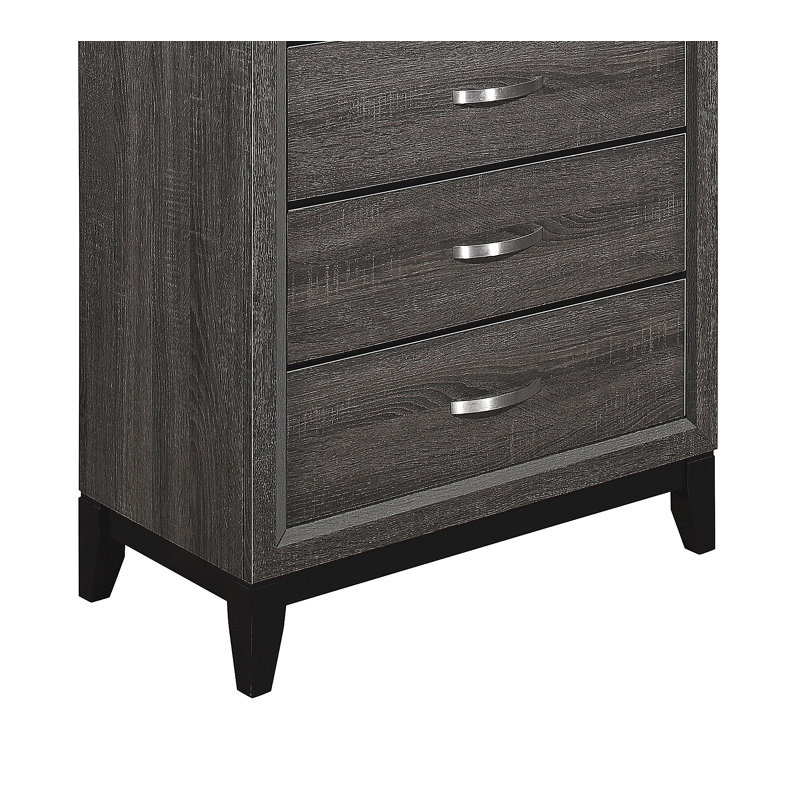 Commode 1 pièce à queue d'aronde, Gris foncé