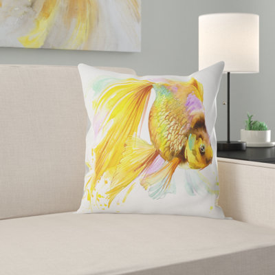 Oreiller D'illustration De Poisson Animal