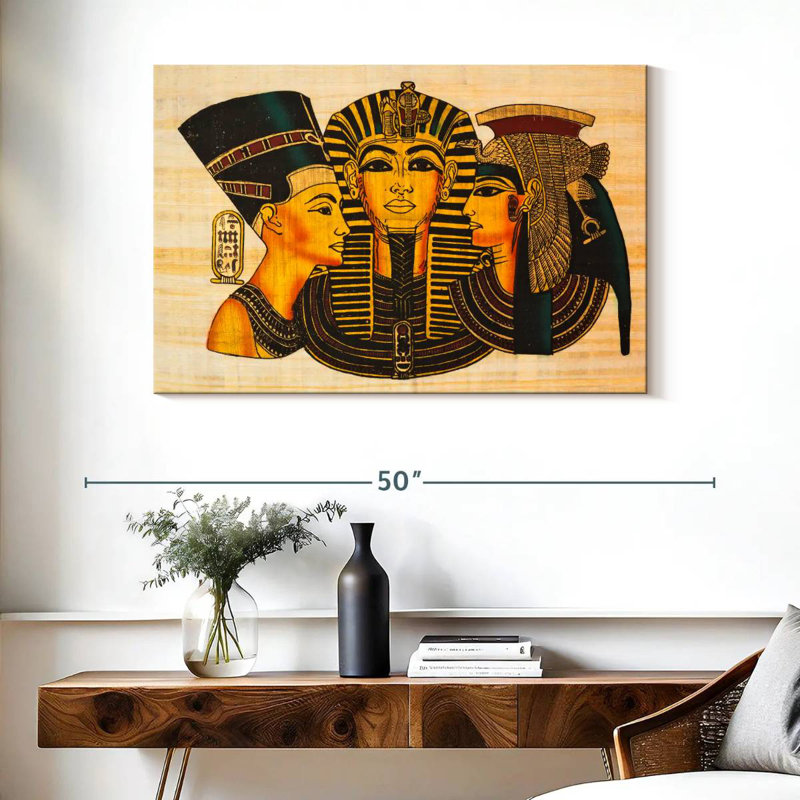Leisha, ancienne royauté égyptienne, H 26 po x l 39 po