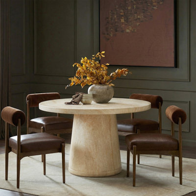 Watterson Modern Concrete Top Dining Table