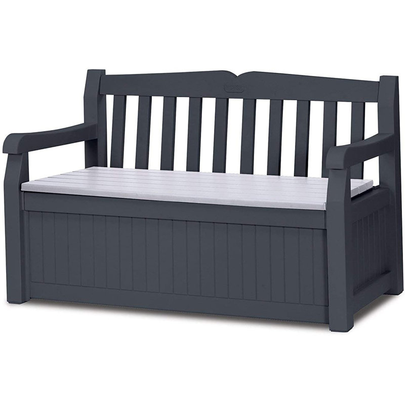 Keter Eden 265L Storage Bench, Grey