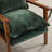 Masson Chenille Accent Chair Armchair With Pillow-1185751600