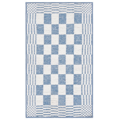 Tapis à carreaux en coton Deco