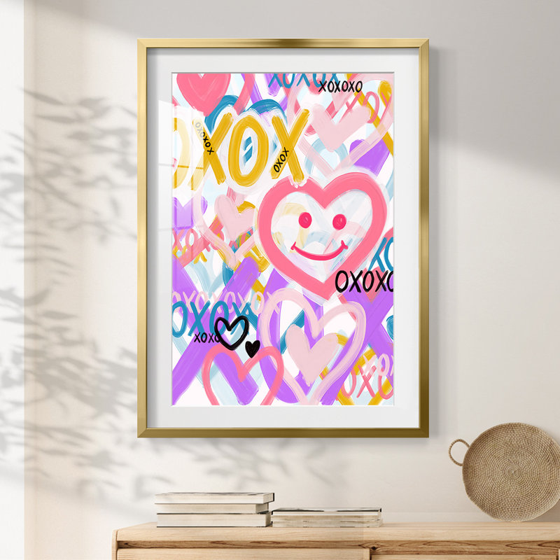 Tropical Graphics I -Gallery Wrapped Canvas, 28.5" H x 20.5" W, Gold