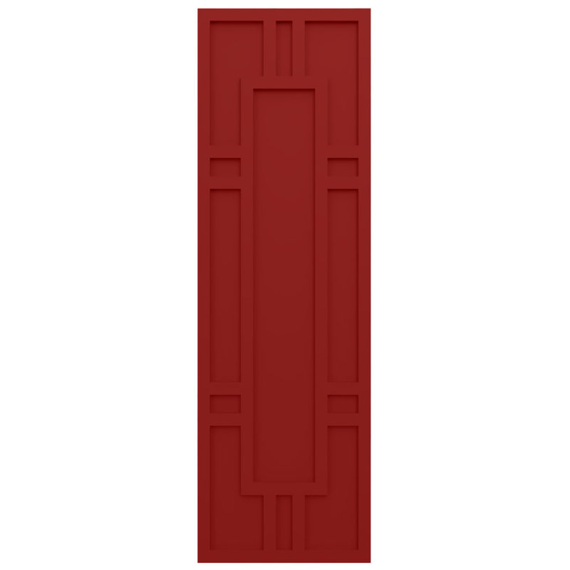 Volets EnduraCore Composite Hastings, L 18 po, Rouge feu, H 61 po