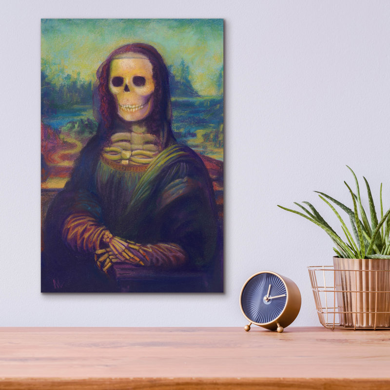 "Bona Lisa" par Marie Marfia Fine Art, H 16 po x l 12 po