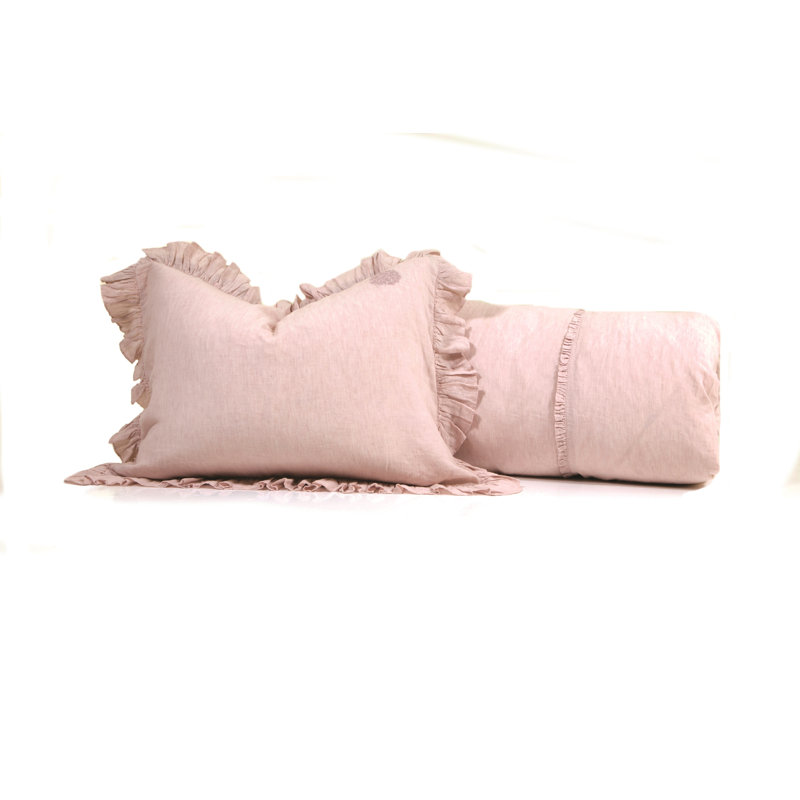 Housse de couette La Jolla, Housse de couette pour grand lit, Rosé