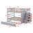 Bunk Bed With Trundle And Staircase-1256352642
