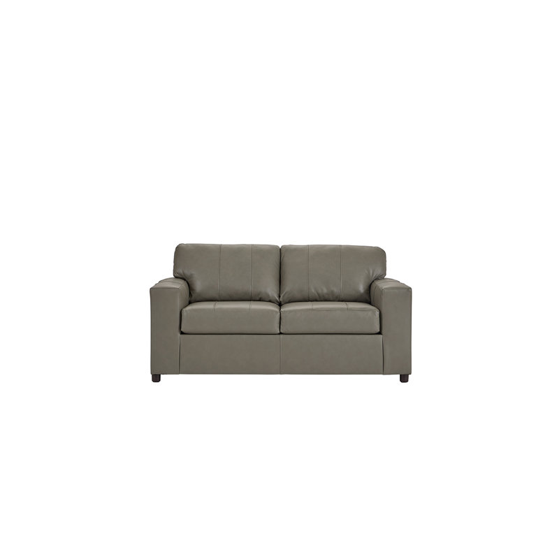 Causeuse en cuir véritable 62 po Ilmo, Crépuscule