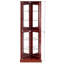 Armoire d'angle à tablettes réglables
