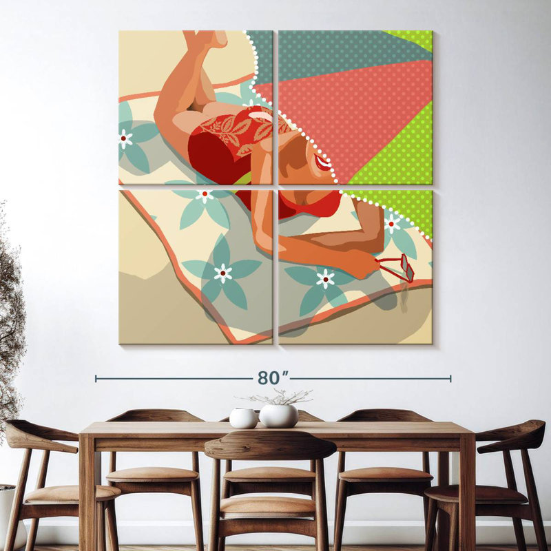 Shuttleworth Beach Beauty II, 74" H x 74" W
