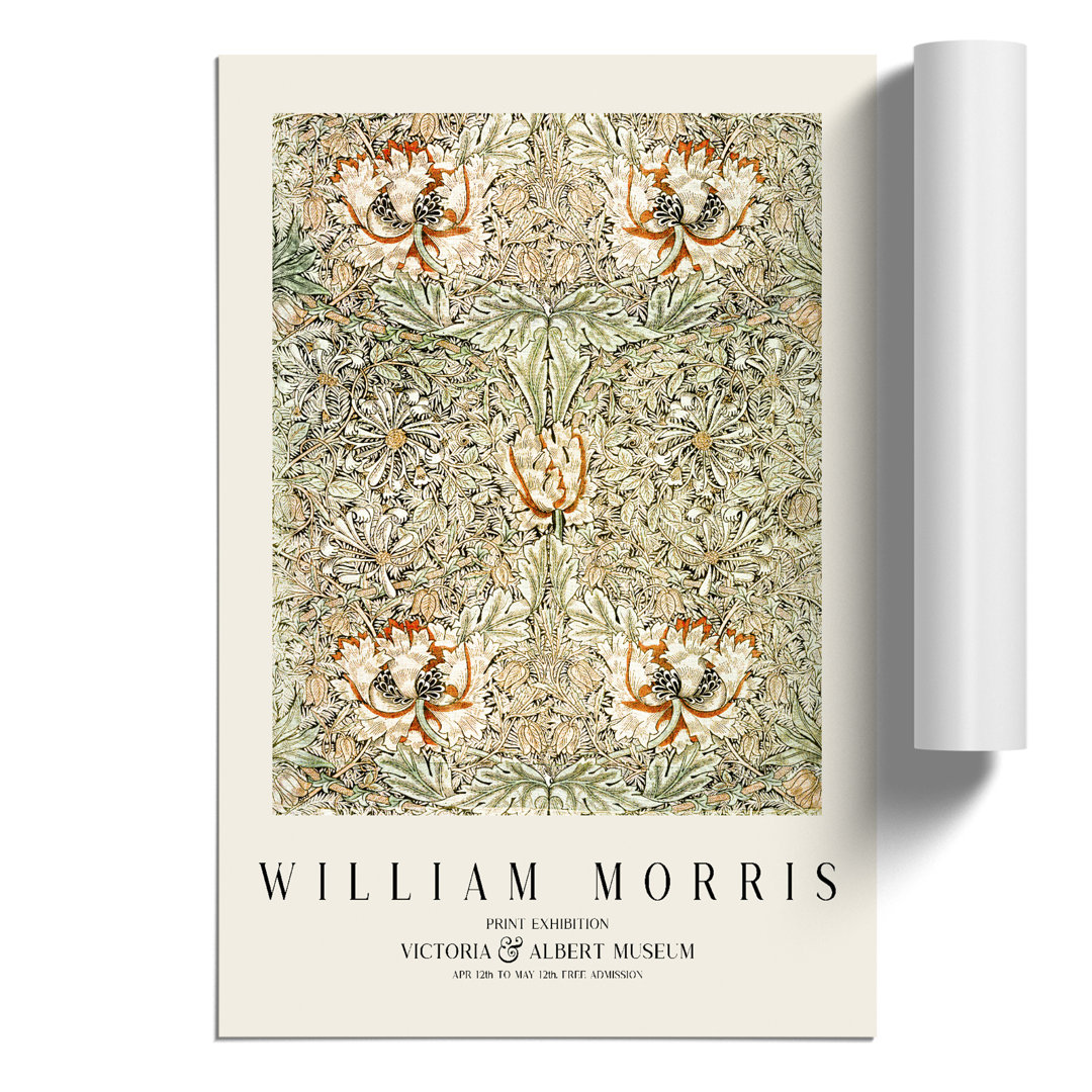 Honeysuckle Vol.3 by William Morris - Unframed Painting