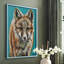 Reproduction encadrée sarcelle et renard - bois massif-1830368539-1830368540