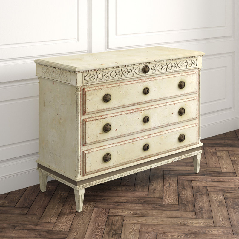 Gustavian 4 - Drawer Dresser