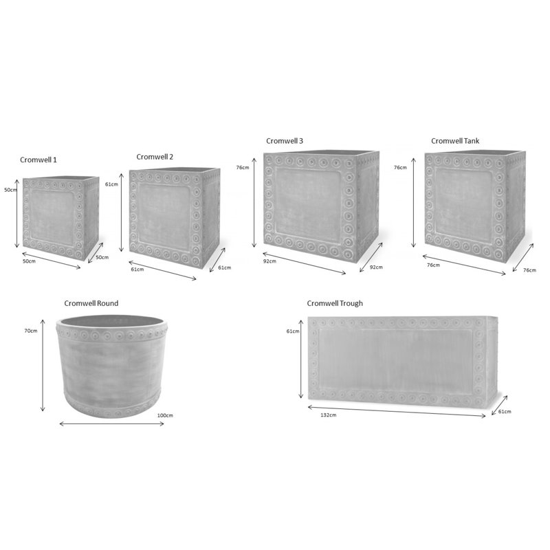 Baltimore Handmade Pot Planter, Medium, Faux Lead