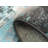 Distressed Moroccan Trellis Ocean Blue Area Rugs 5' x 7'