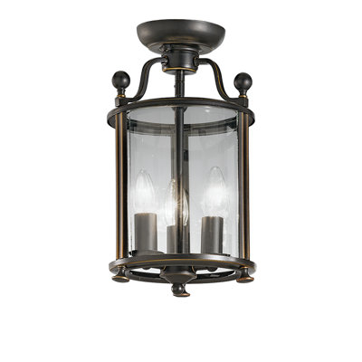 Verlaine Glass Candle Wall Light