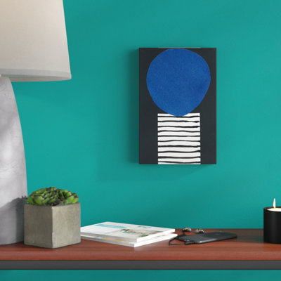 Memphis in Blue V by Renée W. Stramel Painting Print on Canvas