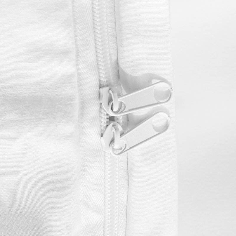 Ensemble de housse de couette , Blanc, Housse de couette simple + 1 très grande taie d'o