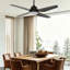 Aria 52in 4-Blades Indoor/Outdoor Ceiling Fan with Remote Control and Light-625115300
