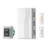 Heath Zenith White Plastic Wired Contractor Doorbell Kit with Transformer, Chime, and 2 Push Buttons