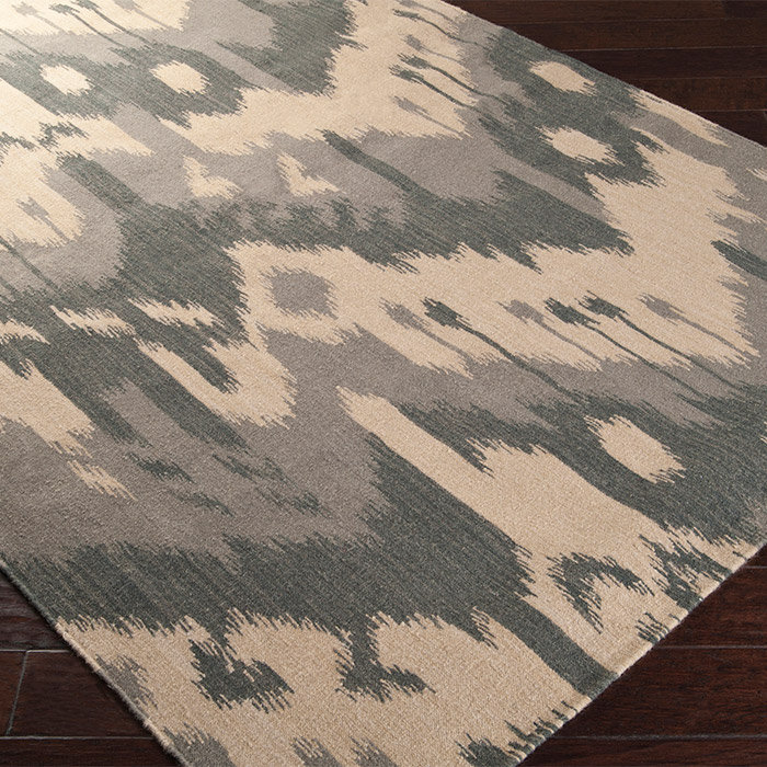 Pottsville Wool Ikat Indoor Rug, Rectangle 3'6" x 5'6"