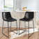 Julienn bar Stools with Back, Coutner Height Barstools for kitchen Island