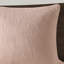 Housse de couette en coton très grand / très grand - motif géométrique, rosé, revers uni, géométrique sans produits chimiques, fermeture à boutons, insert, lavable-118640608-118640612