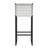 Upholstered Counter Stool with Metal Frame-195932415-259090050