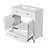 Bathroom Vanity With Sink, Double Doors And Drawer-1190746477
