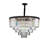 Allure 21-Light Round Crystal LED Chandelier - Matte Black