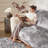 Kellor Washable Silver Gray Fluffy Faux Sheepskin Fur Shag Area Rug-1452041556