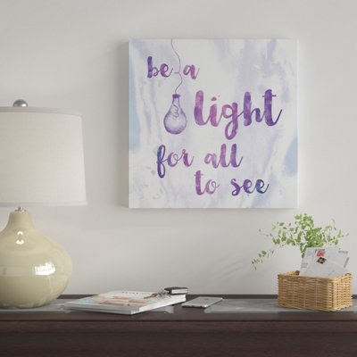 Art sur toile iv "mots de foi"