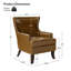 Fauteuil à oreilles en cuir Aquita-1474933657