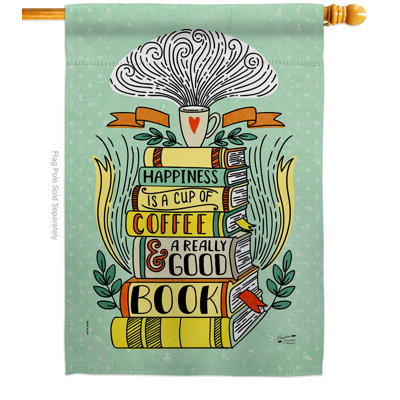 Double Sided 40 in. H x 28 in. W Polyester House Flag
