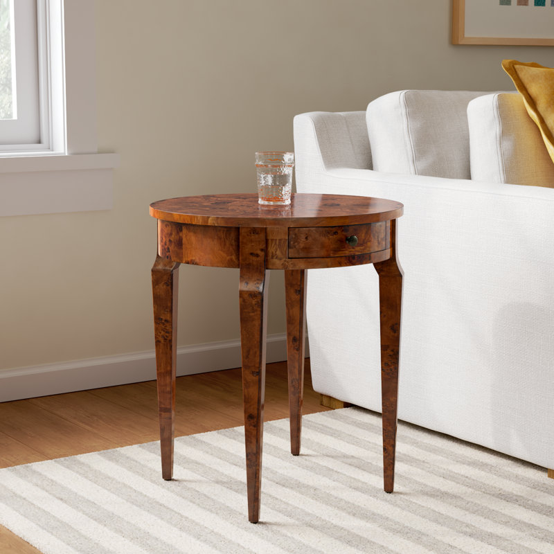 Amberwood End Table with Storage, Honey 