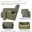 Chaise de lecture rembourrée avec support lombaire Roomfitter-108290297