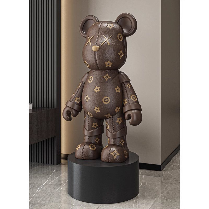 Ornement en forme de brique de luxe haut de gamme Bearbrick