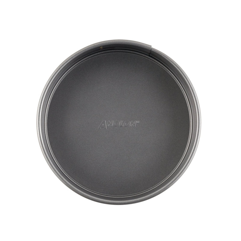 Anolon Advanced Bakeware Nonstick Round Springform Pan, 9 Inch, Gray