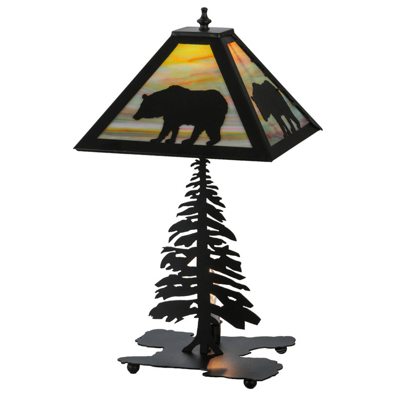 Rustic Lodge Table Lamp