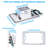 White Integrated LED Metal Step Light Pack