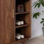 Armoire à chaussures semi-ouverte de style européen