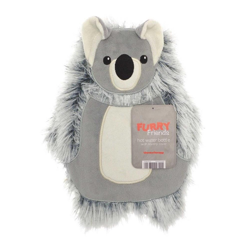 Furry Friends Koala Grey Hot Water Bottle