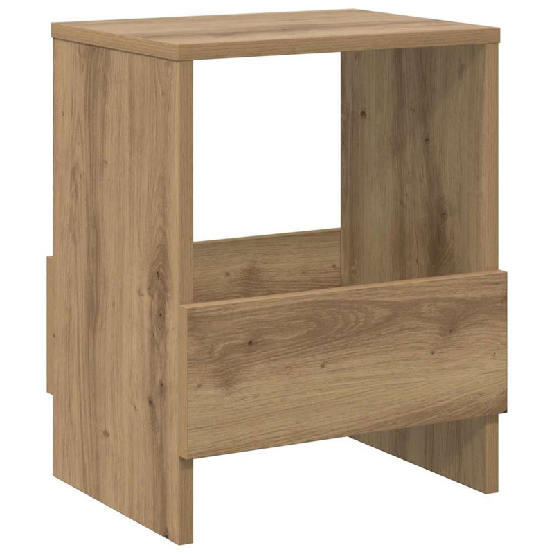 Wood Free Standing Magazine Rack, Light Brown