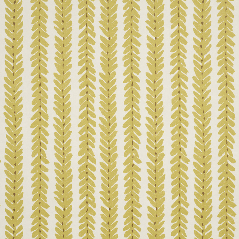 Papier peint Schumacher X Veere Grenney Woodperry, Jaune